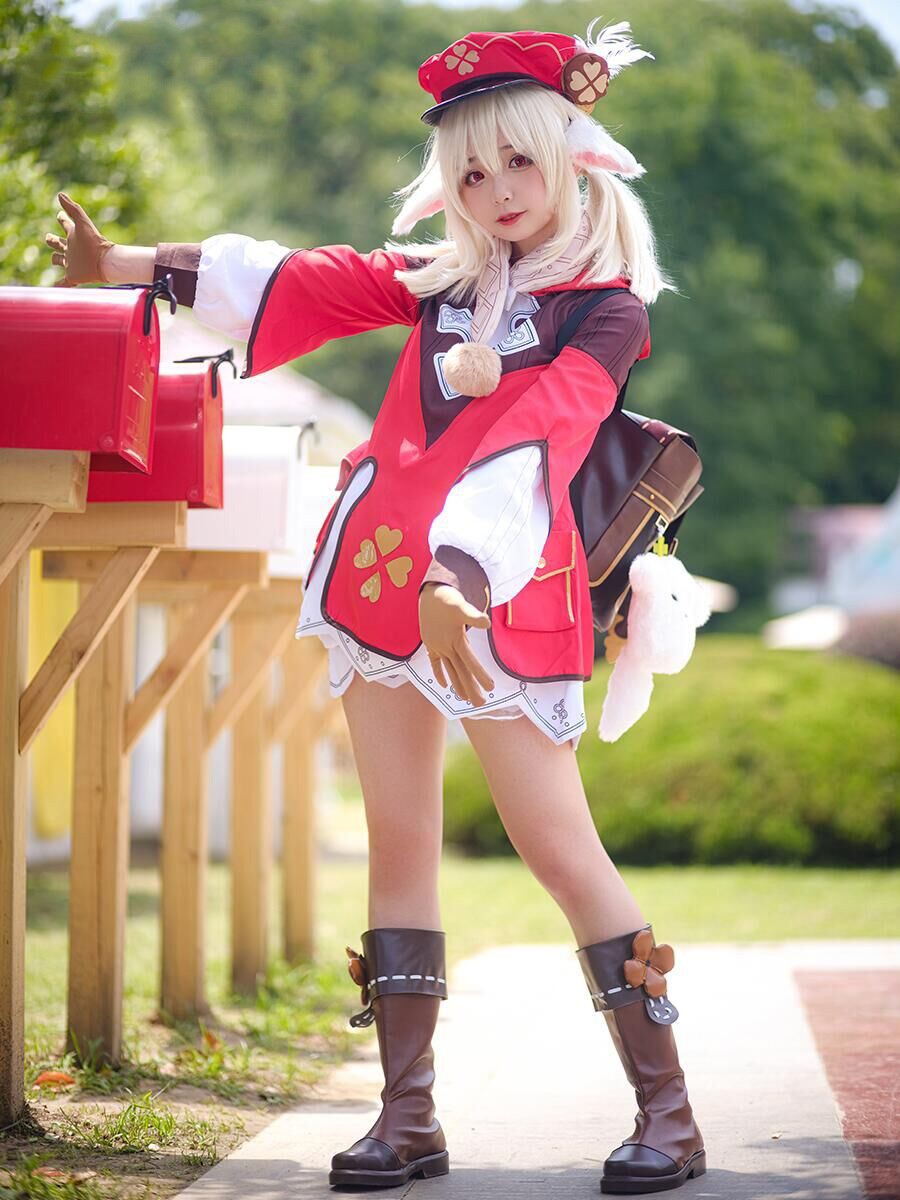  Genshin Impact Klee Costume ũ Ʈ Ϳ 賶   θŸ  Barbatos Cosplay Prop Boots ҷ Ƽ